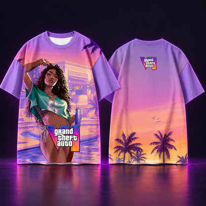 Vice Girl™ – Graphic Loose Fit Tee