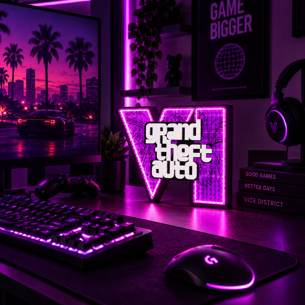 Vice City Glow™ – LED Display Light