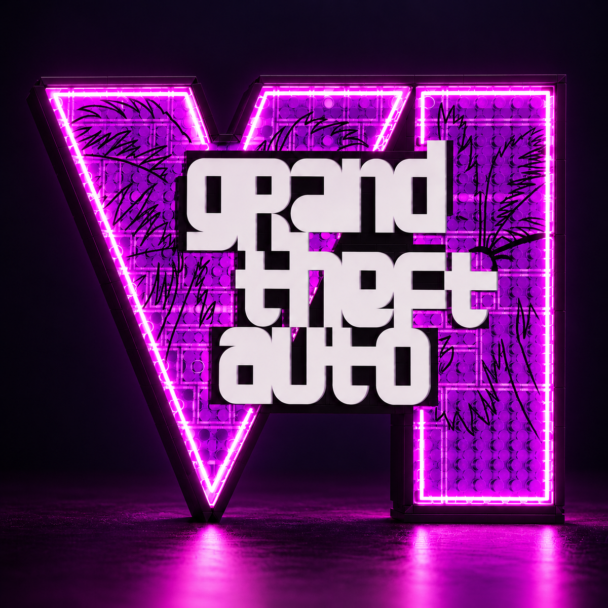 Vice City Glow™ – LED Display Light